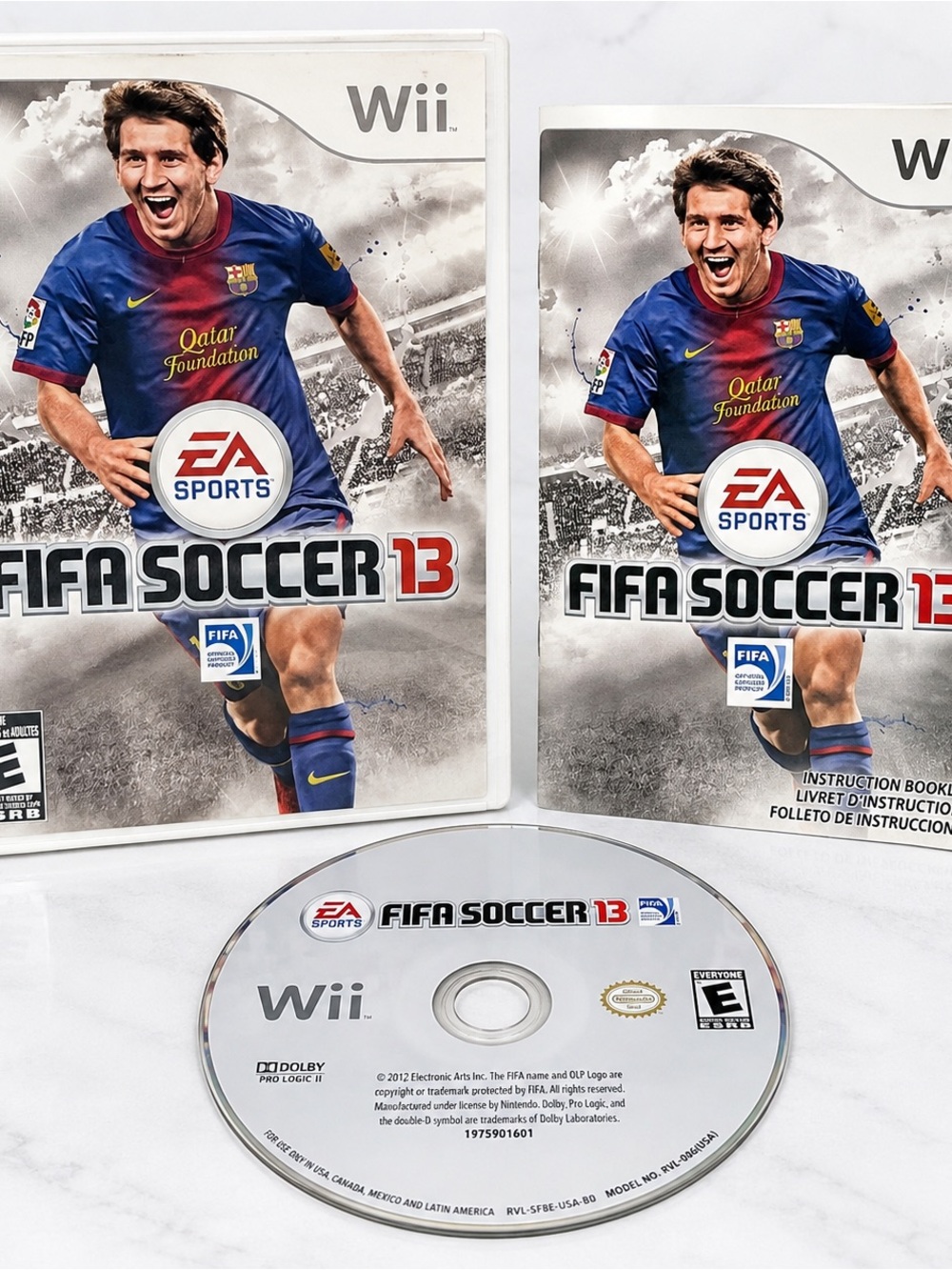 FIFA Soccer 13 Nintendo Wii Complete CIB Game Case Manual